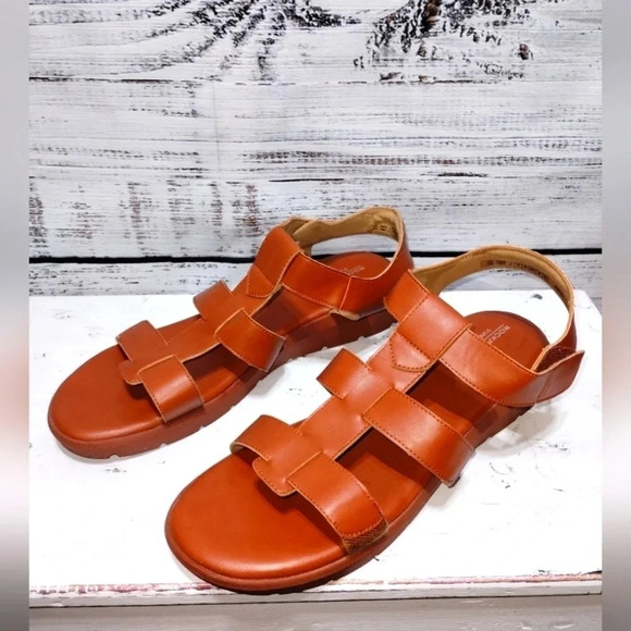 Rockport Women's Abbie Sandal Picante Tan‎ Brown size 11 Vacation T Strap - Picture 3 of 3